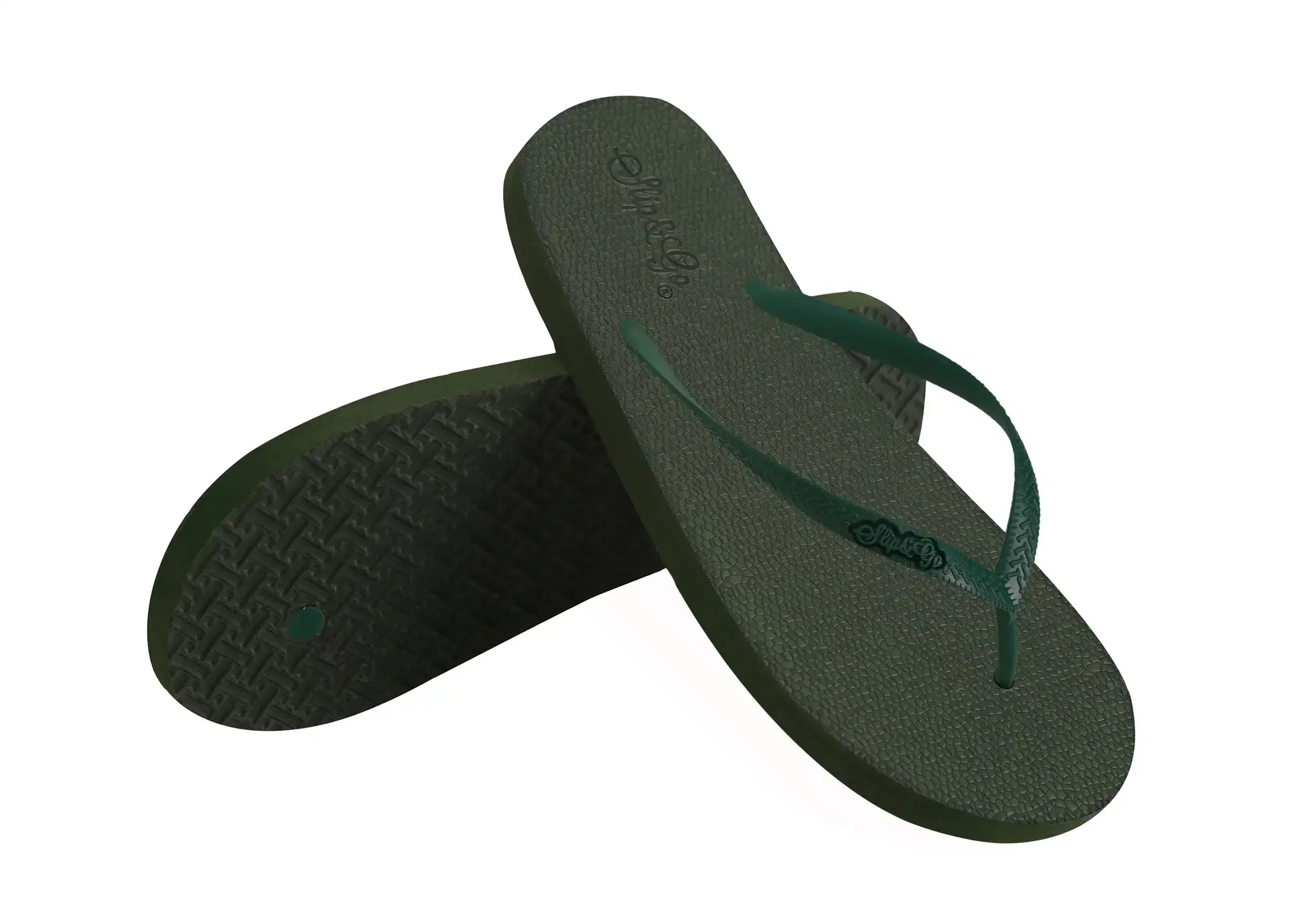 Natural Olive Green Premium Kids Comfort Slipper - Slip&Go 53