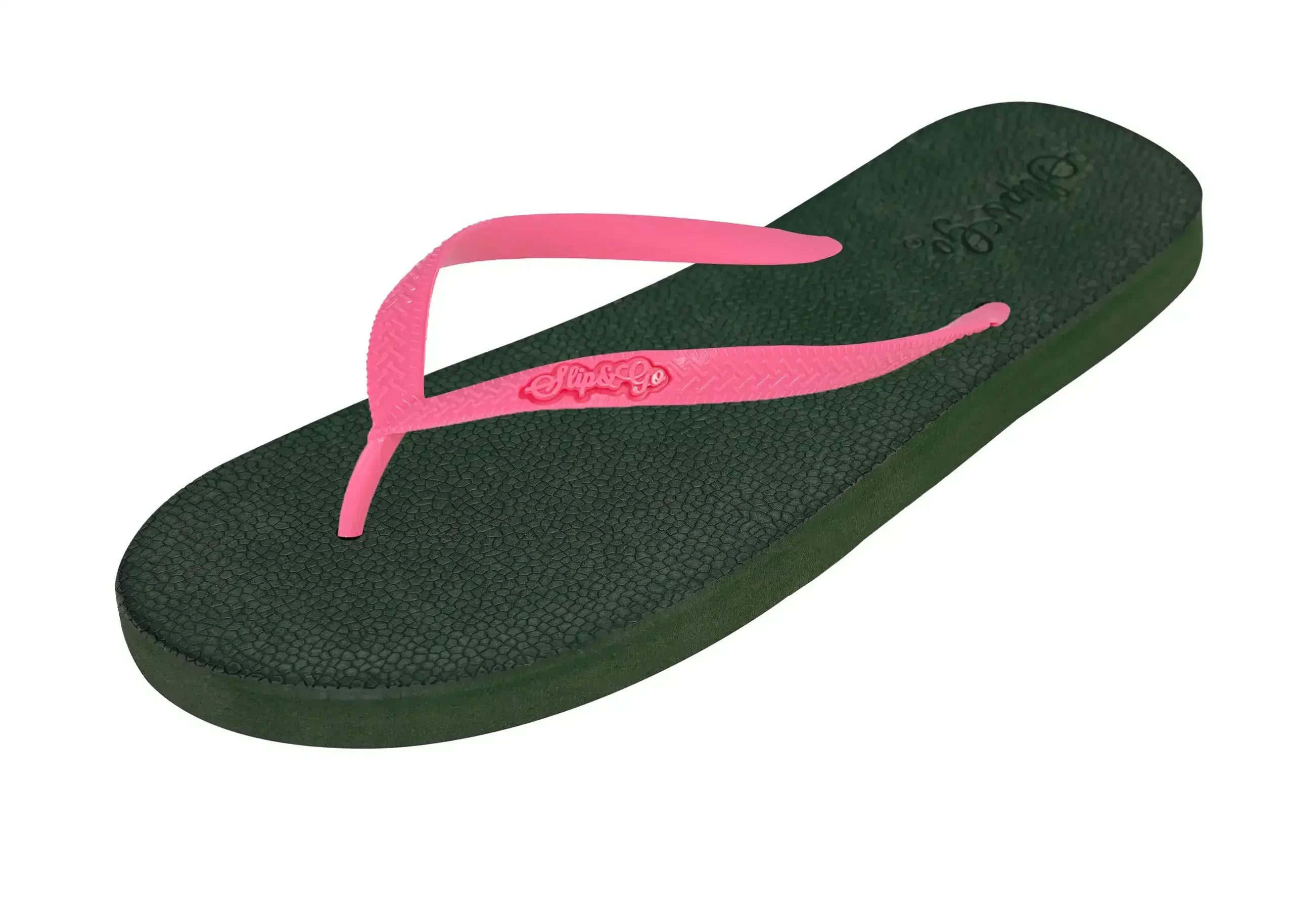 Natural Olive Green Premium Kids Comfort Slipper - Slip&Go 84
