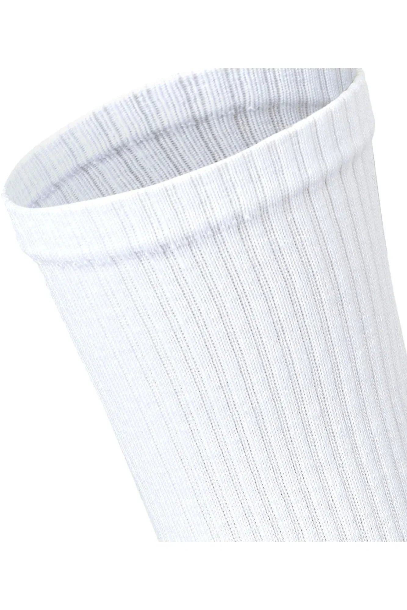 Men Set Of 3 Long Half Terry Sport Socks Plain White - Sam Socks - Babazzaro