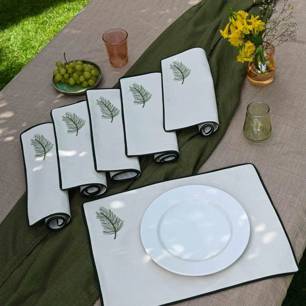 Spring Leaf Placemats Set - Ticas
