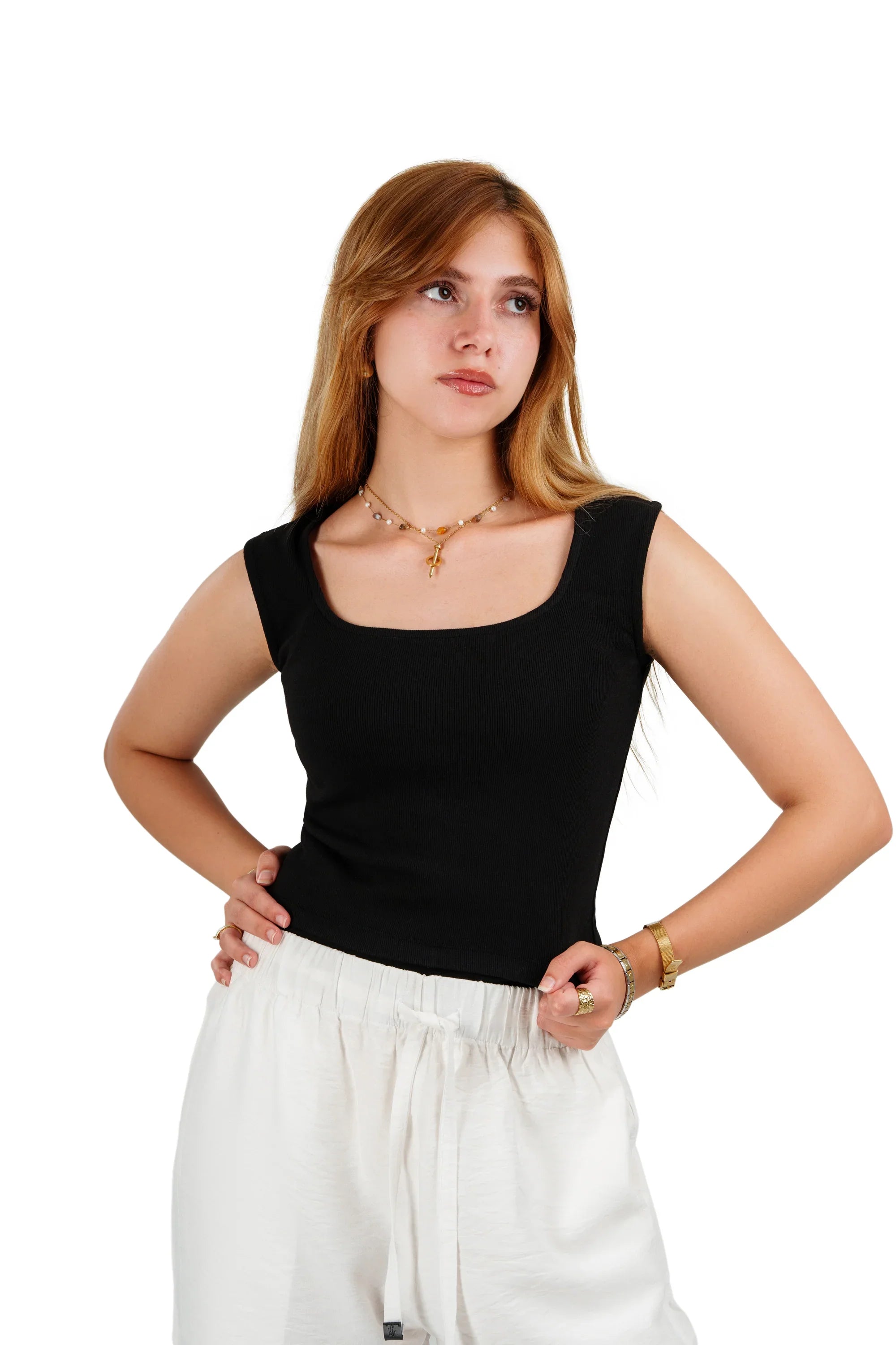 Plein De Vie - Square Basic Ripped Top 3