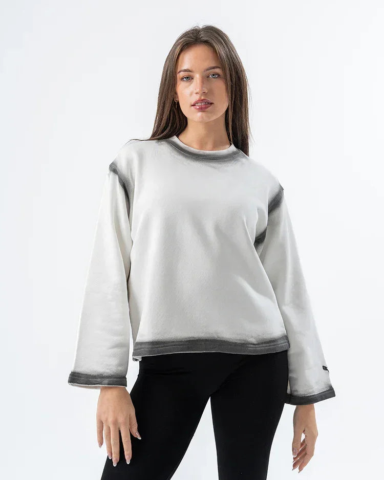 Stone Wash Sweatshirt Women - Bfeerce - Babazzaro