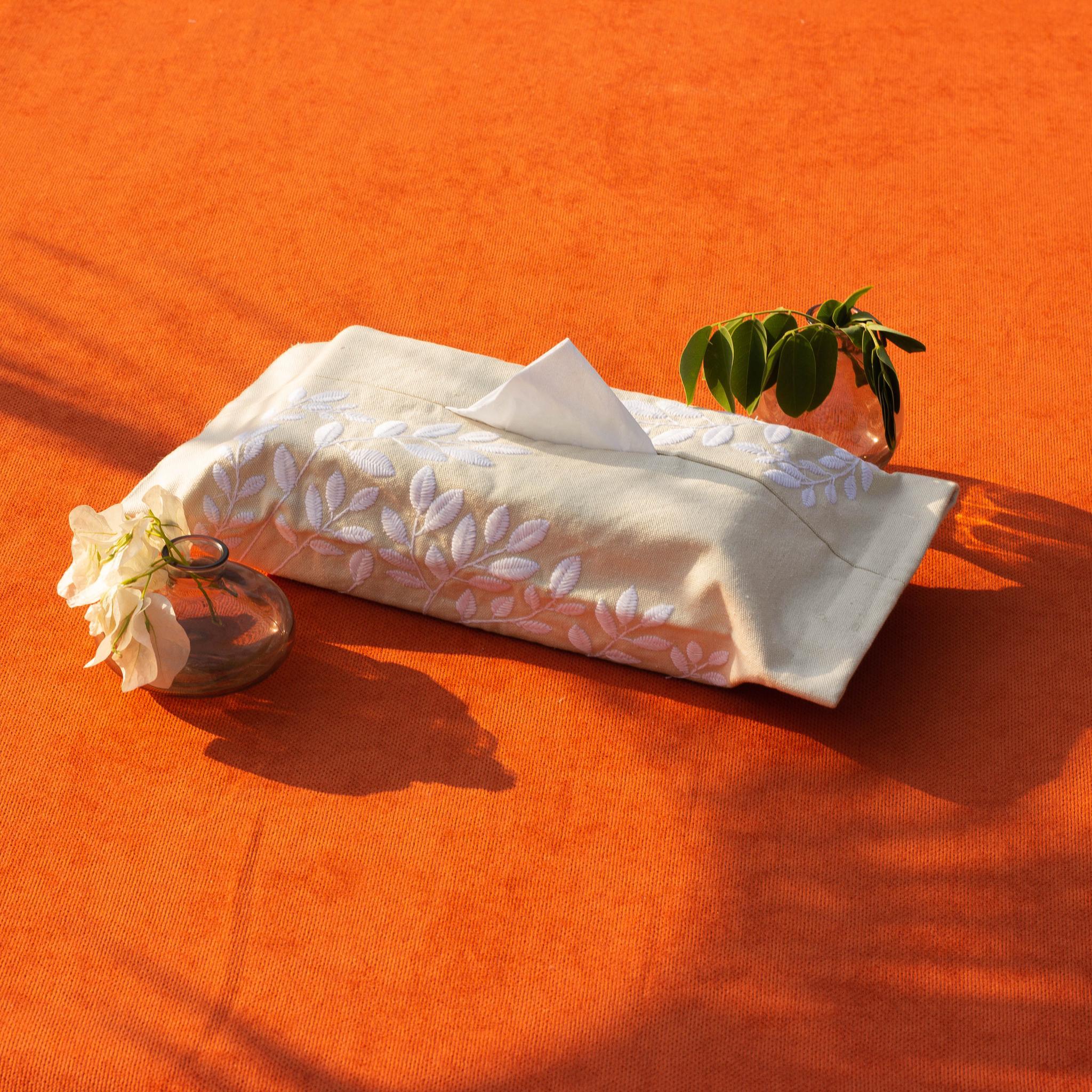 Summer Leaves Tissue Box Cover - Ticas 3