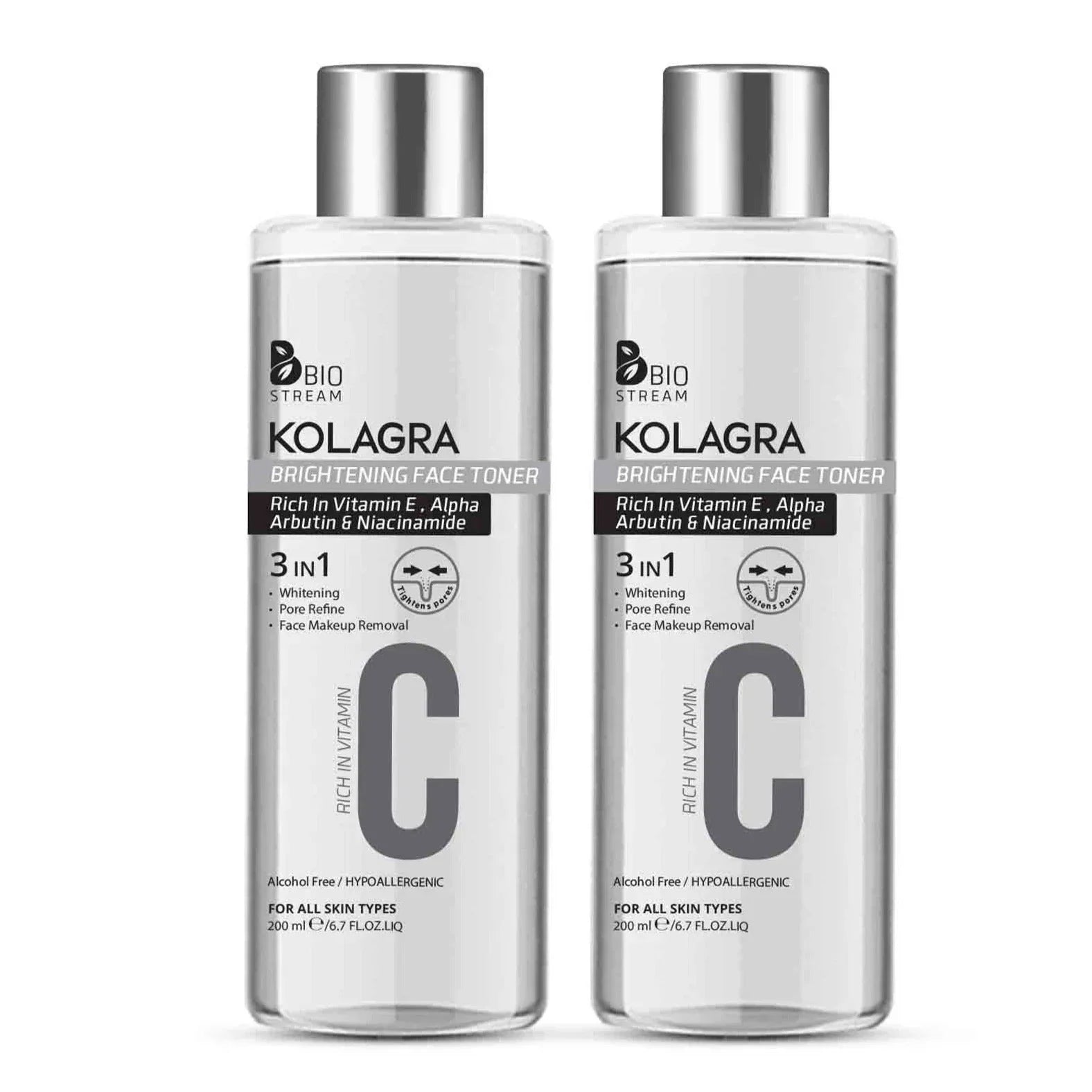Biostream - Kolagra Multicoloroffer brightening Face Toner 1