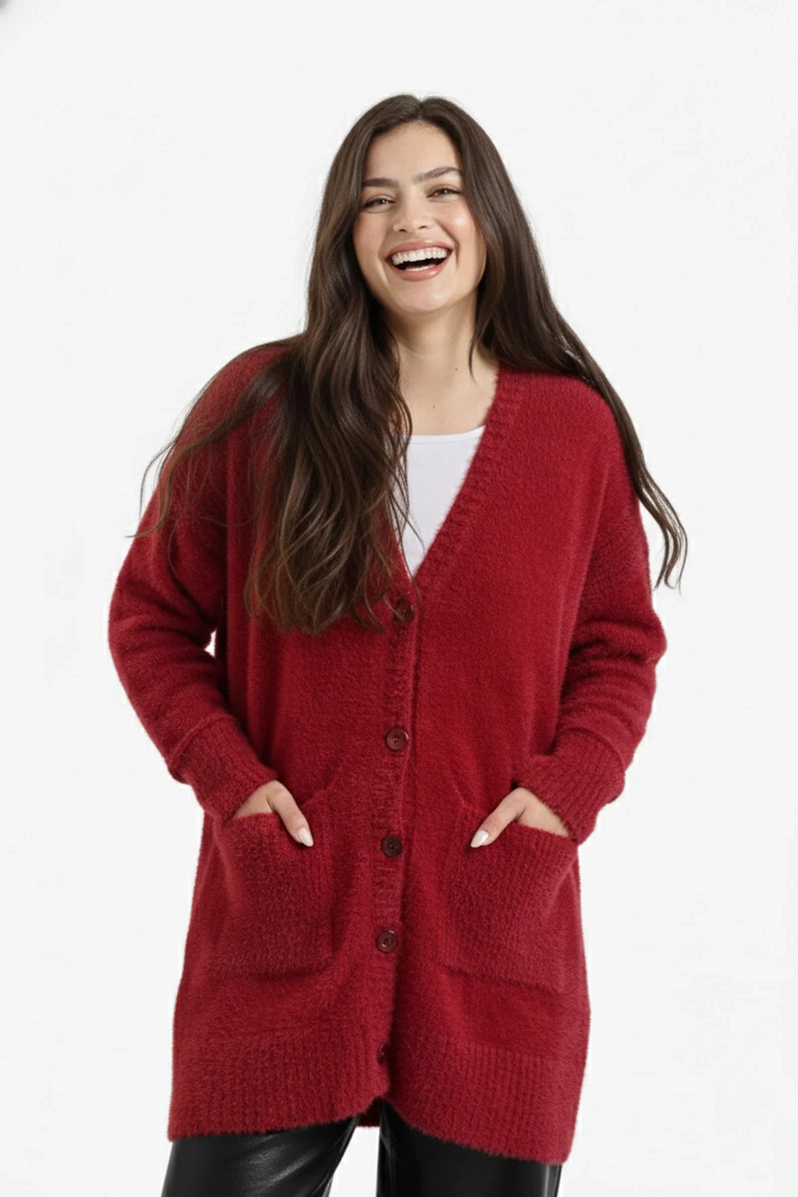 Carina - Relaxed Cardigan With Pockets 1