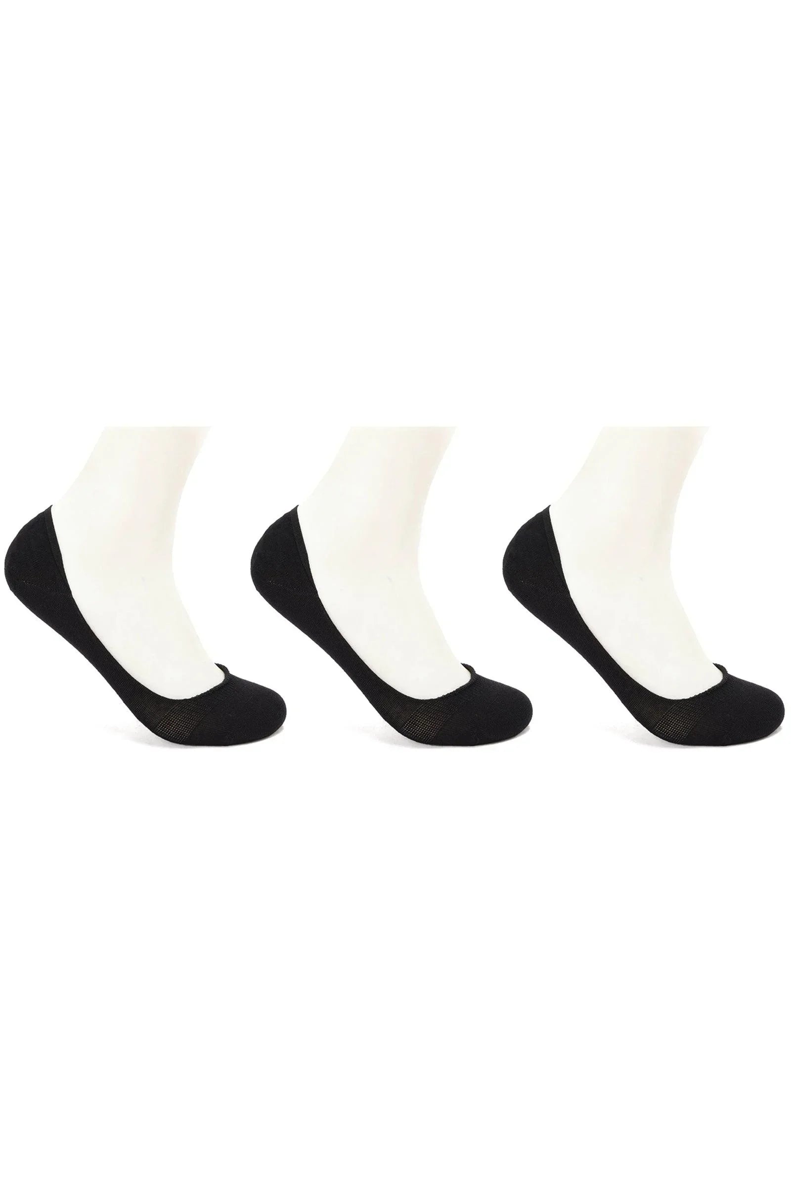 Clue - Black Invisible Socks - 3 Pairs 1