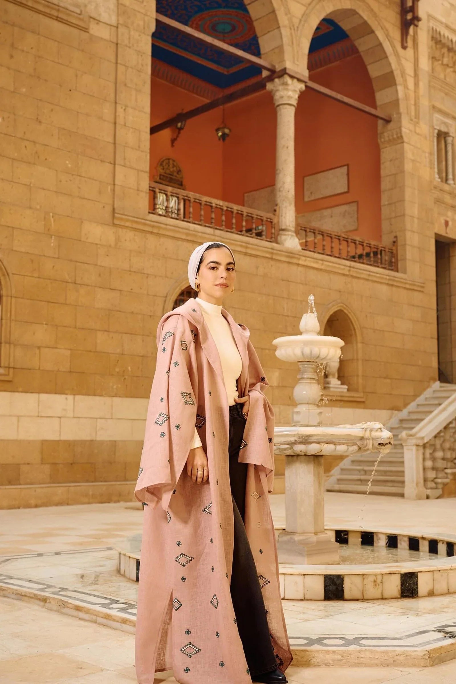 Embroidered Flowy Kimono - Carina 2
