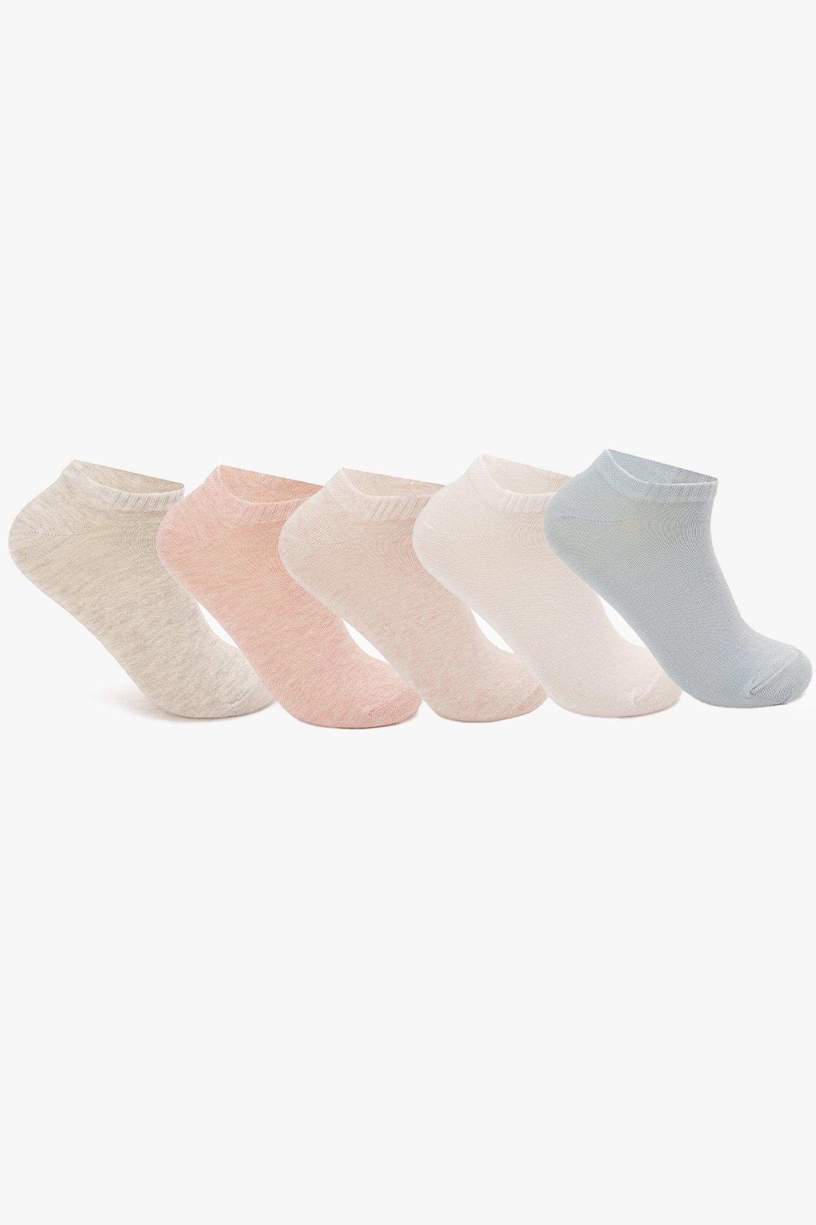 Carina - Cotton Ankle Socks - 5 Pairs 2