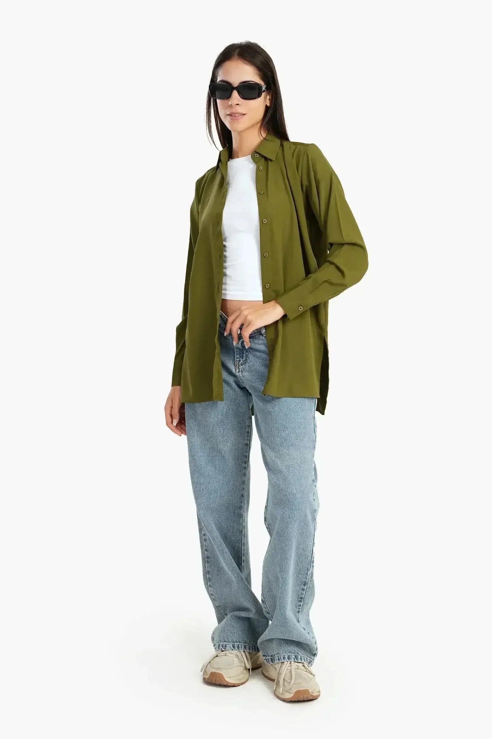 Carina - Hip Length Relaxed Fit Shirt 3