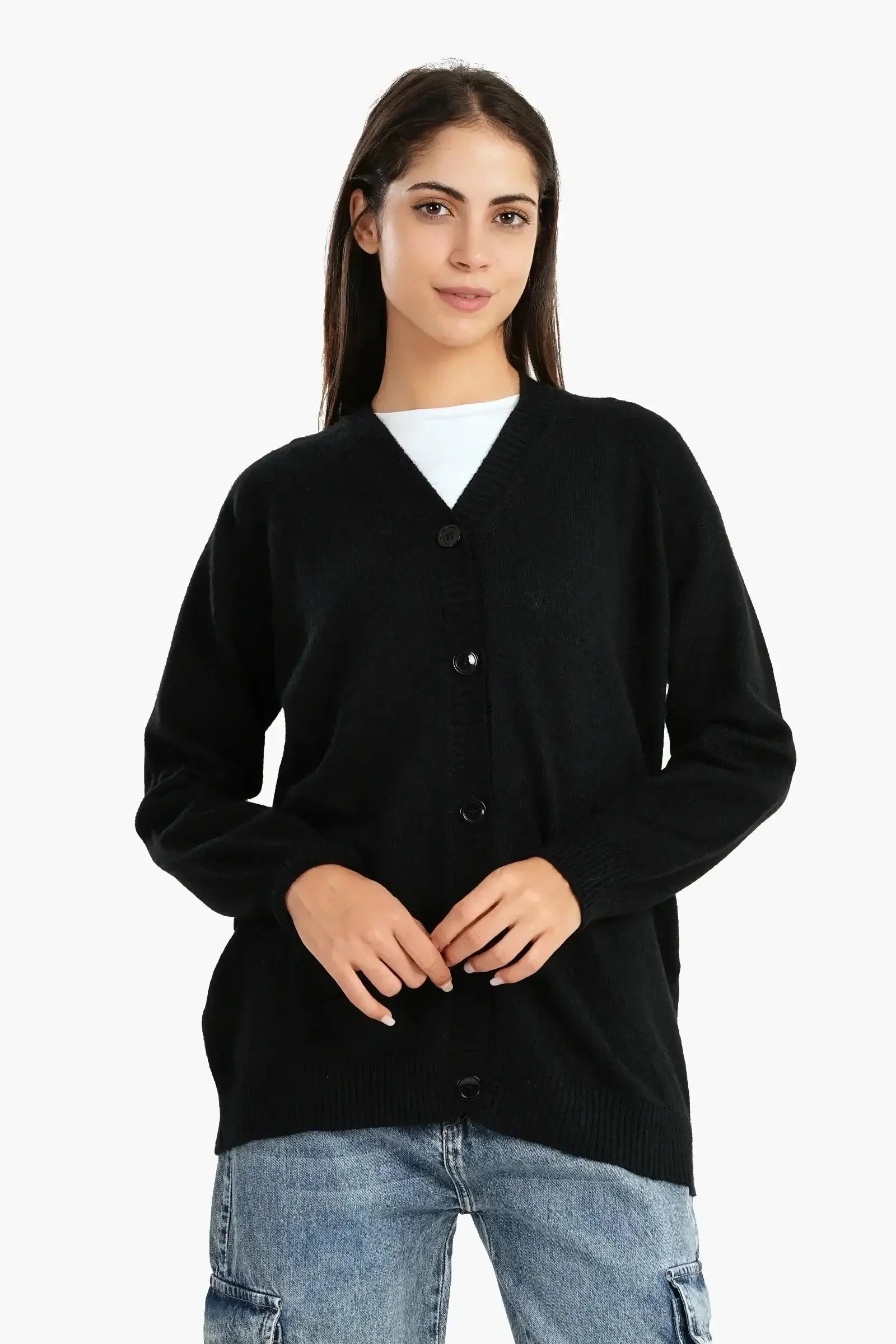 Carina - Cardigan with Button Closure 4