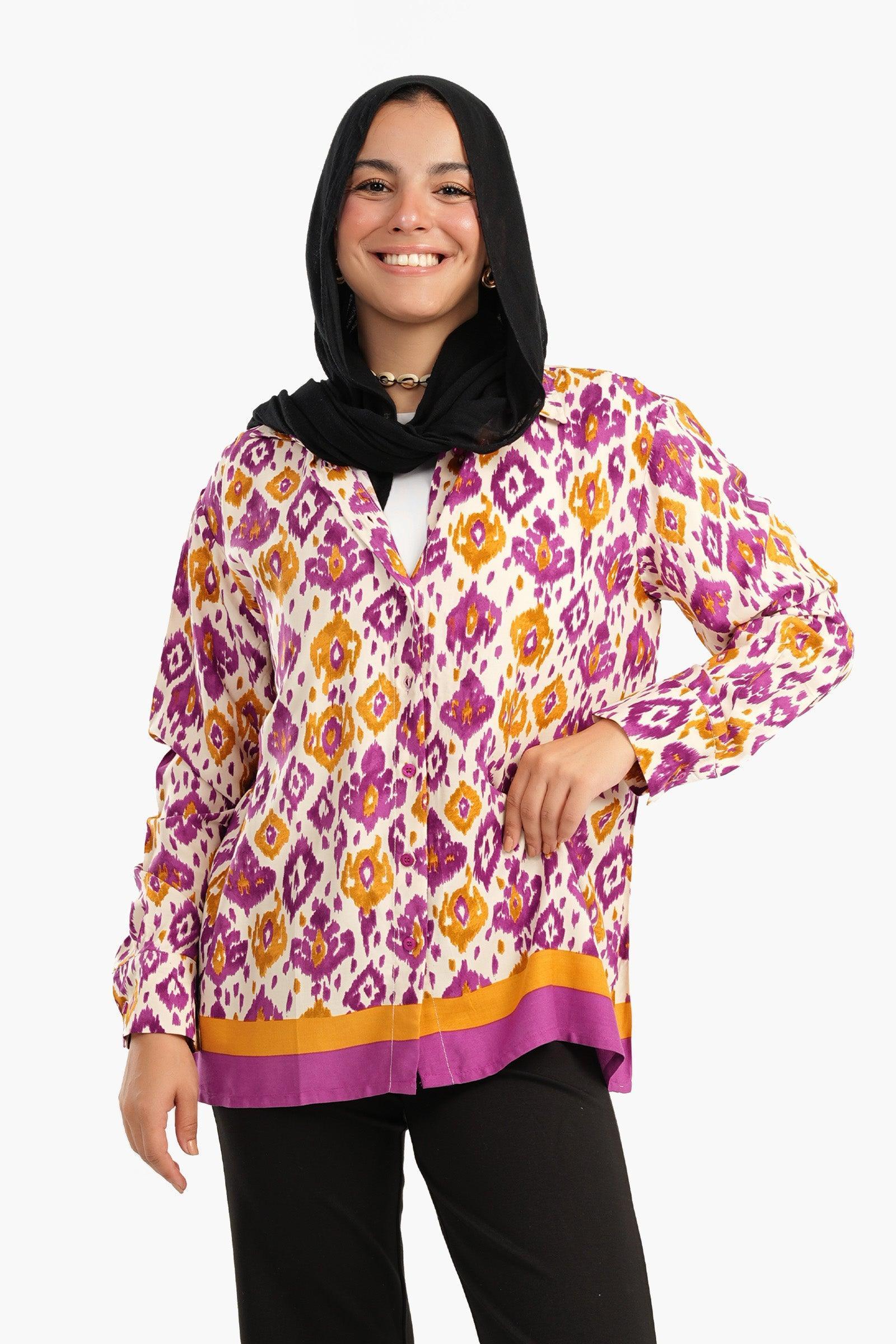 Clue - All Over Print Voile Shirt 1