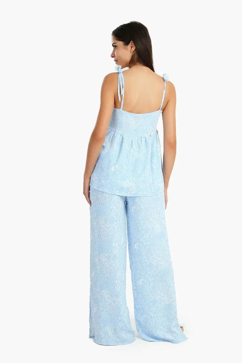 Light Blue Comfy Pyjama Set - Carina 3