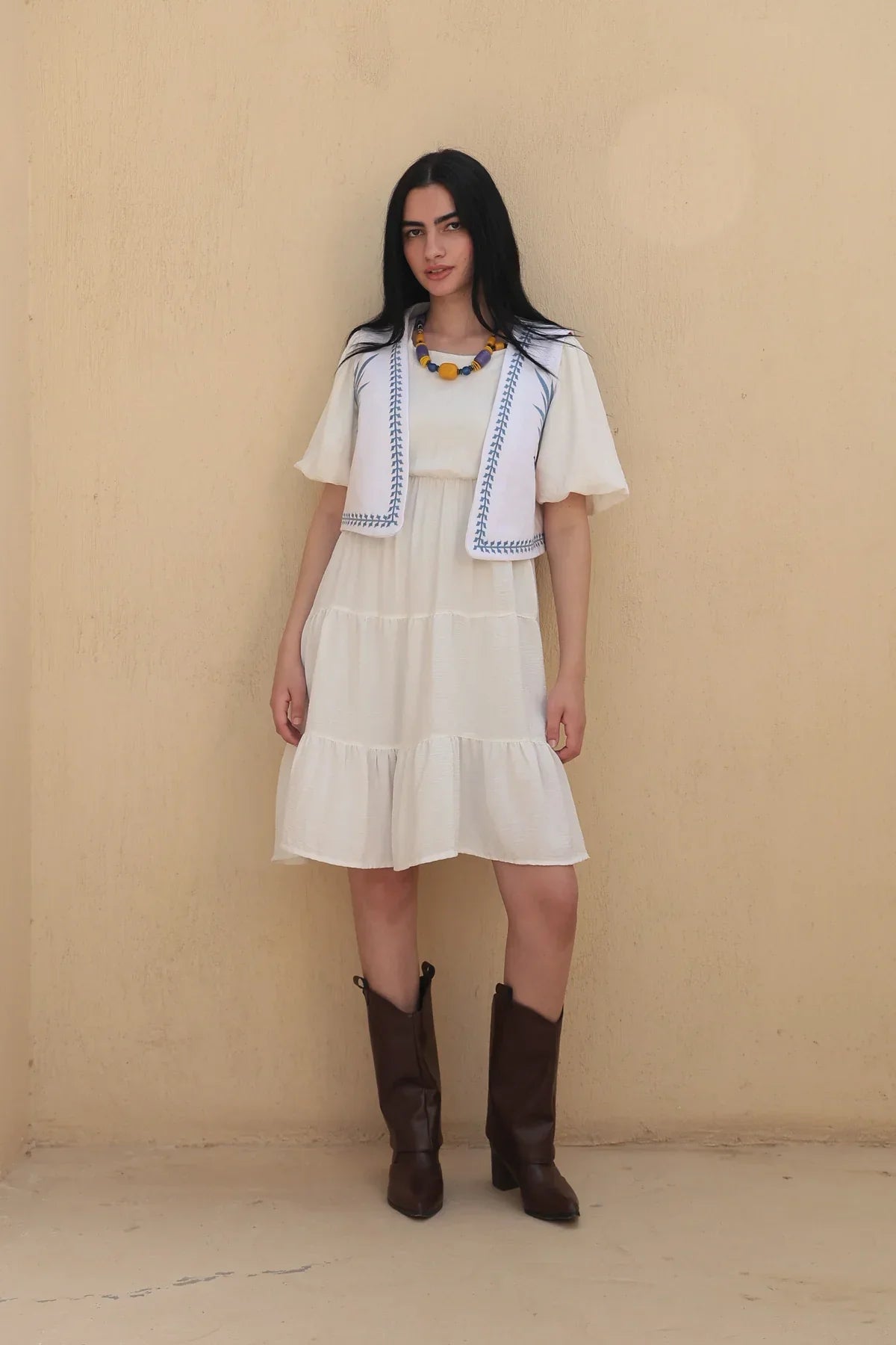 Ashes in the Mirror Gabardine Vest - Callista 6