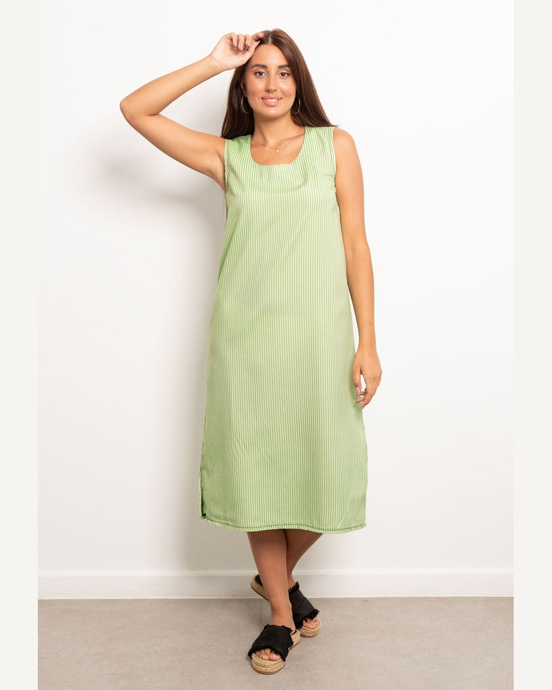 Viva - Casual Striped Long Dress 5