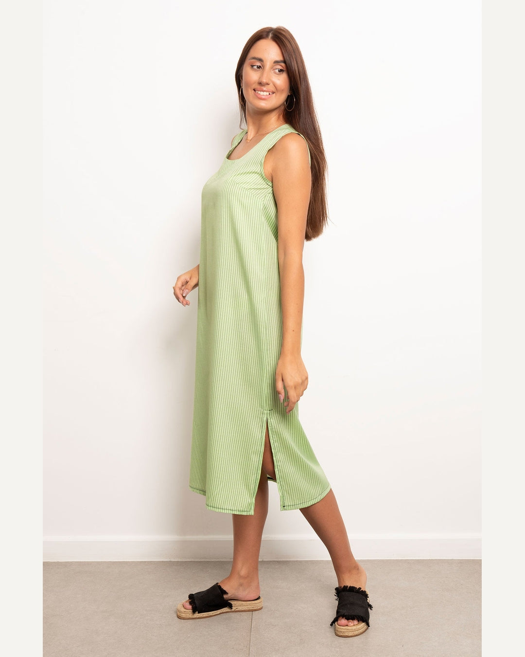 Viva - Casual Striped Long Dress 6