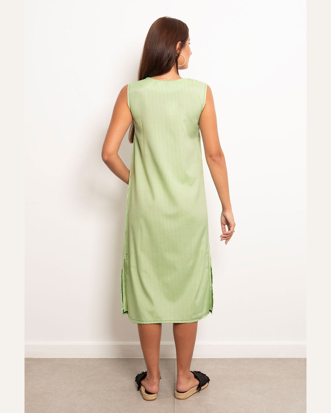 Viva - Casual Striped Long Dress 7