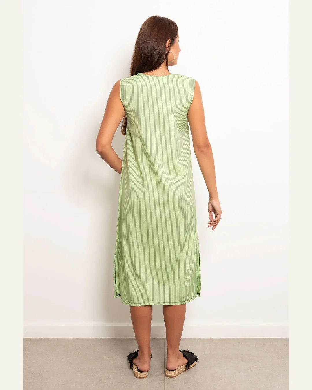 Viva - Casual Striped Long Dress 8