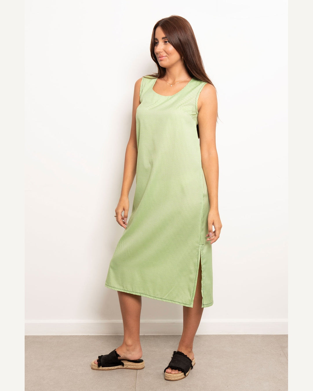 Viva - Casual Striped Long Dress 8