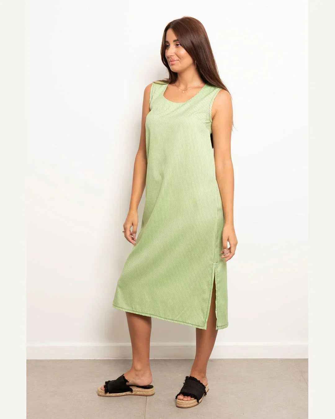Casual Striped Long Dress - Viva