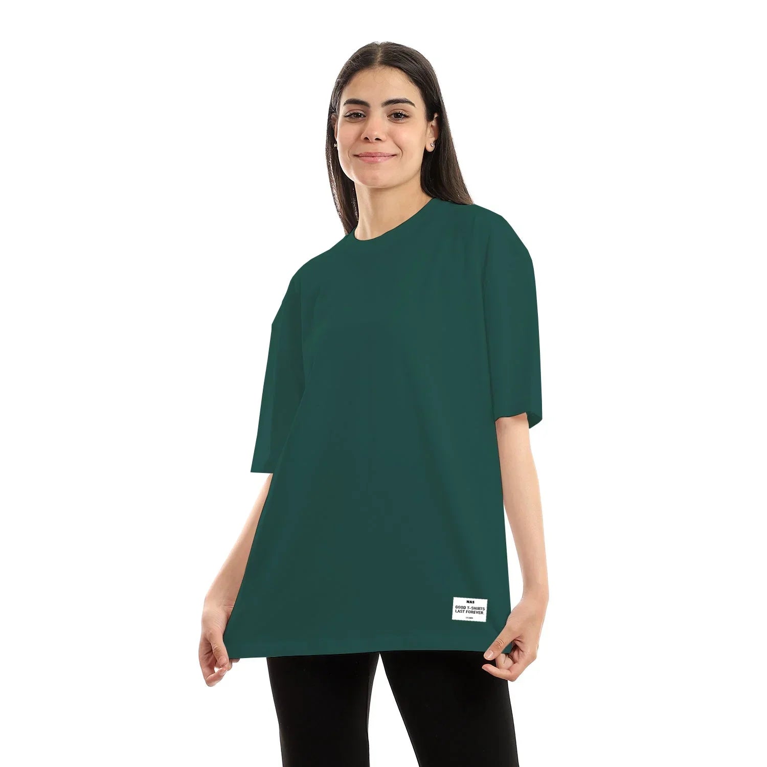 Uno Unisex Oversized SS T-Shirt - Petrol - NAS Trends - Babazzaro