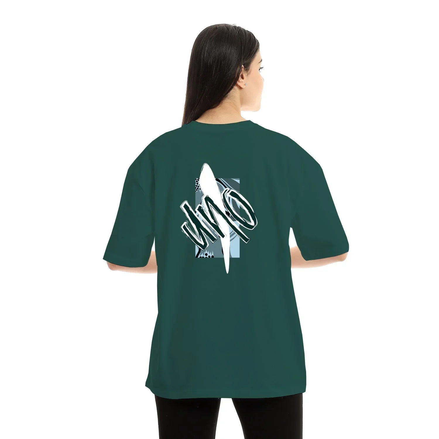 Uno Unisex Oversized SS T-Shirt - Petrol - NAS Trends - Babazzaro
