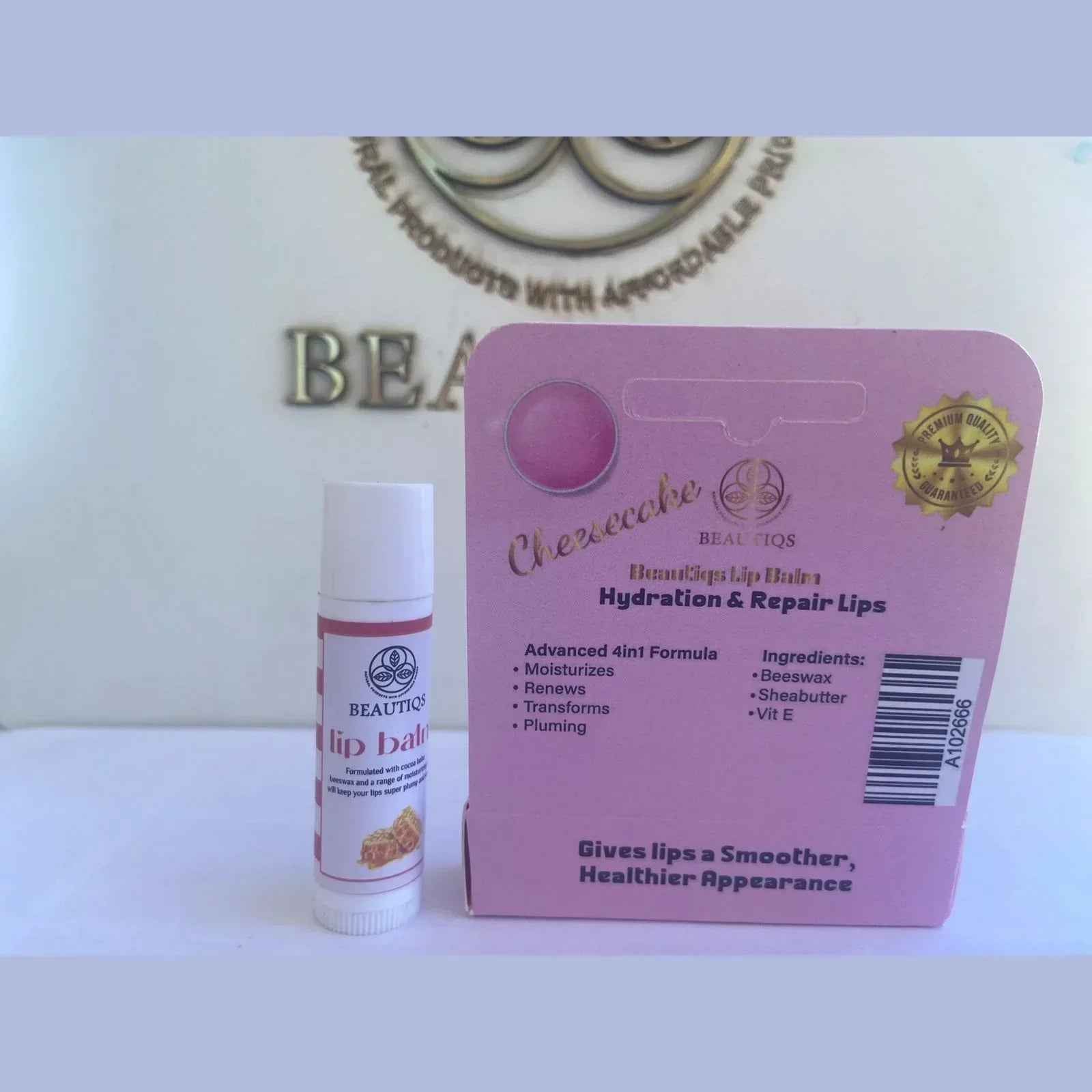 Pink Cheesecake Lip Balm - Beautiqs