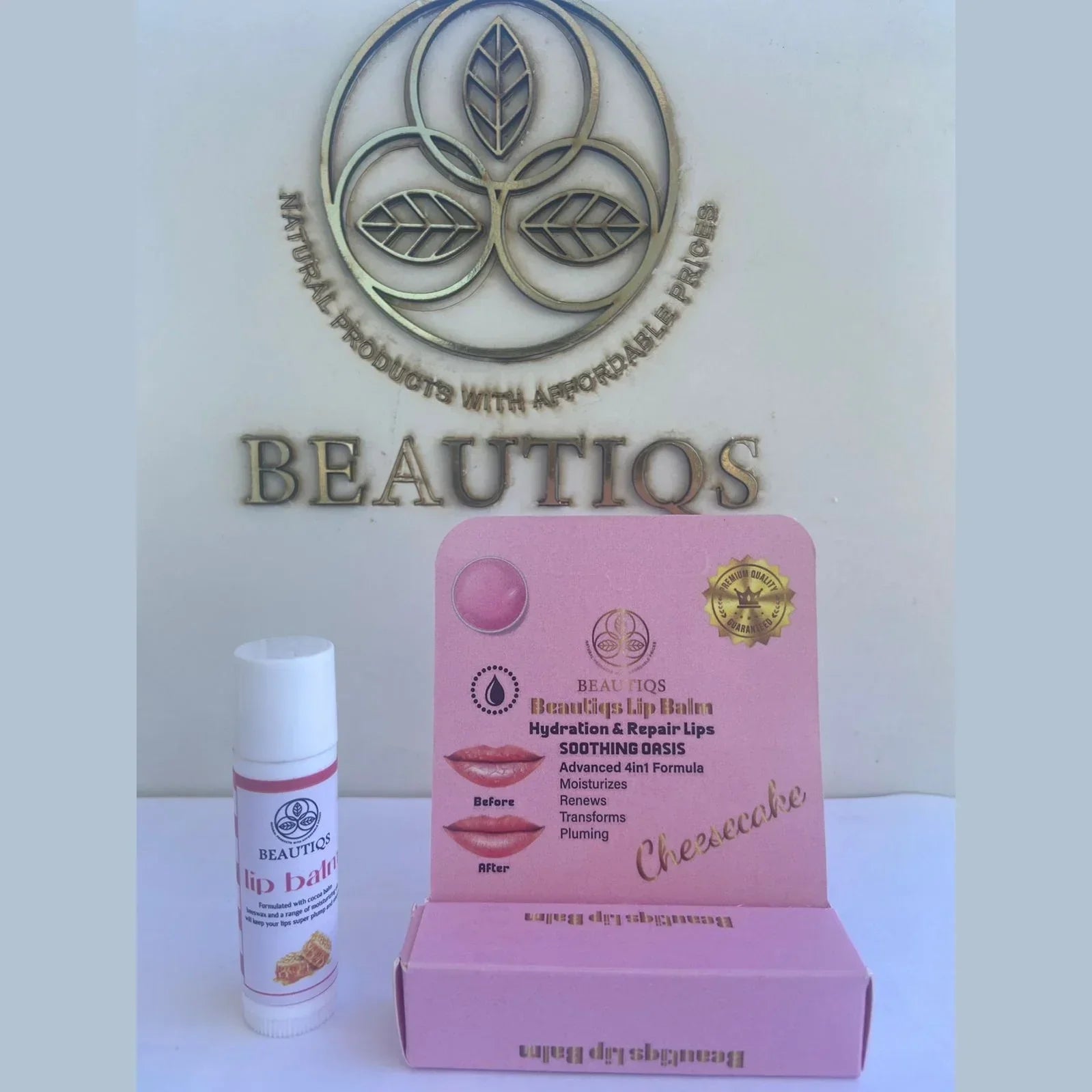 Pink Cheesecake Lip Balm - Beautiqs - Babazzaro