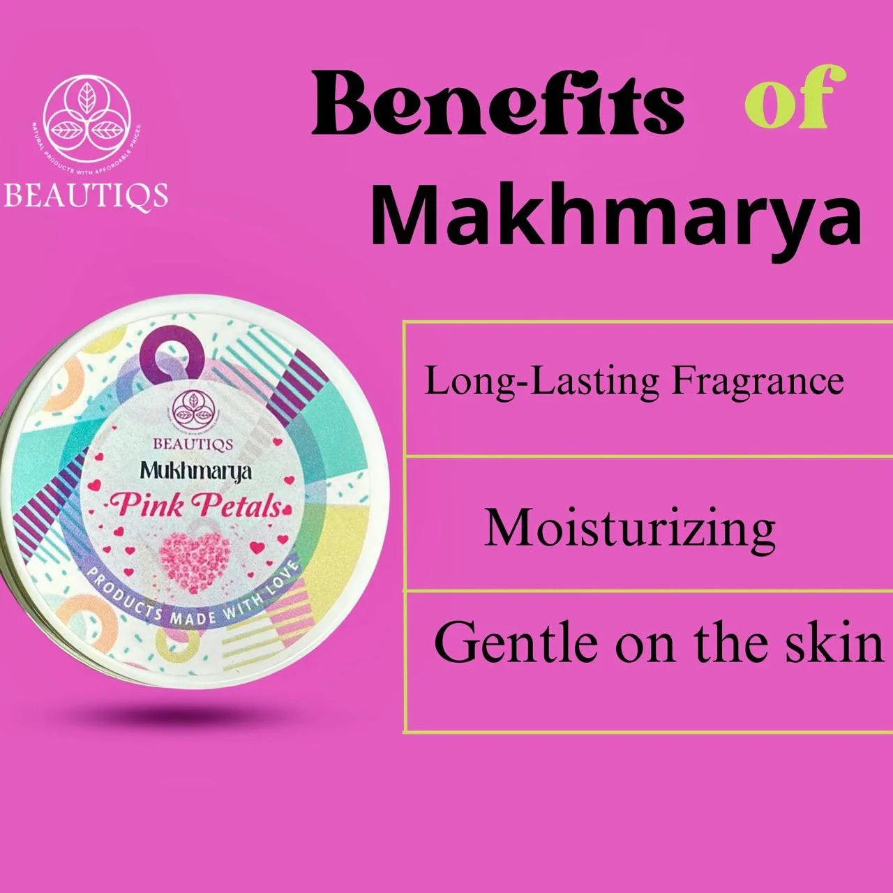 Beautiqs - Mukhmarya Gel - Pink Petals 2