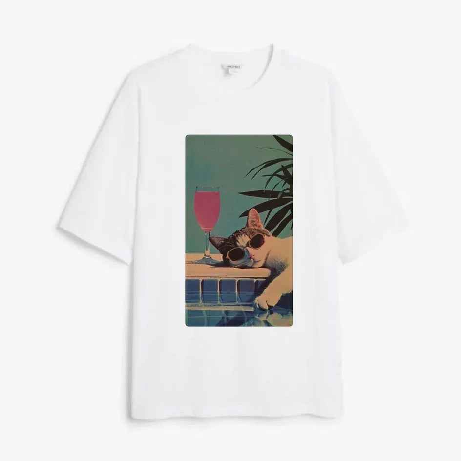 Relaxing Cat Print - Mexici