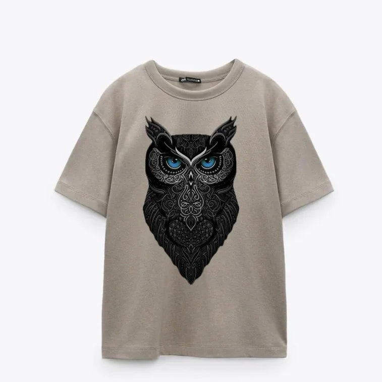 El Mexicy - Blue-eyed Owl Print 1