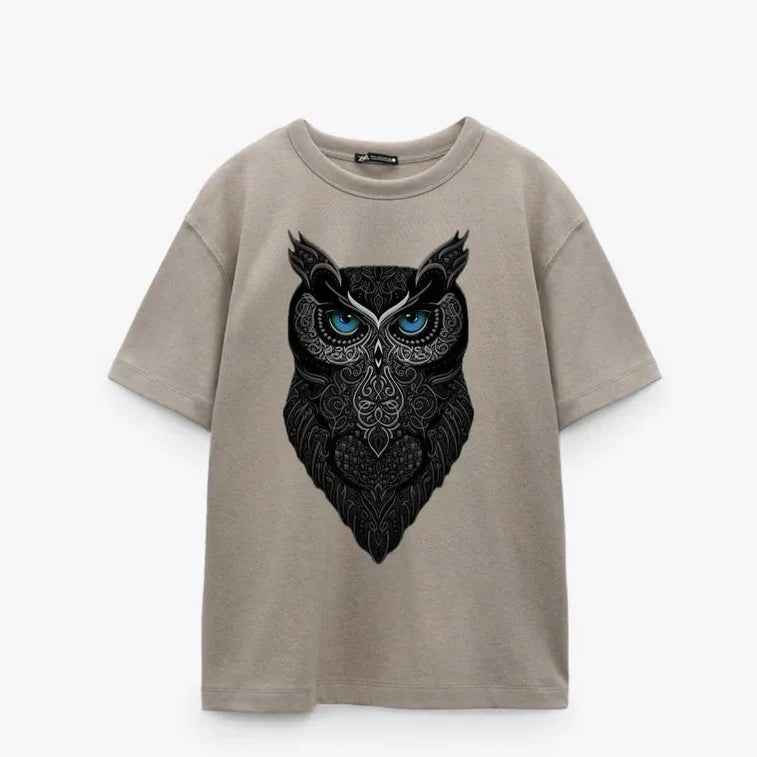 Blue-eyed Owl Print - Mexici