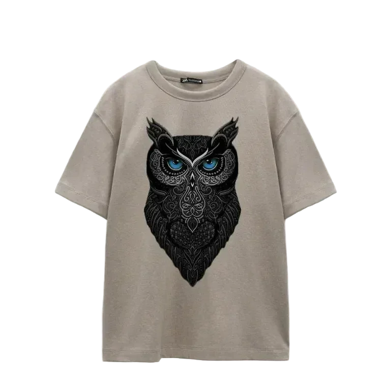 Blue-eyed Owl Print - Mexici