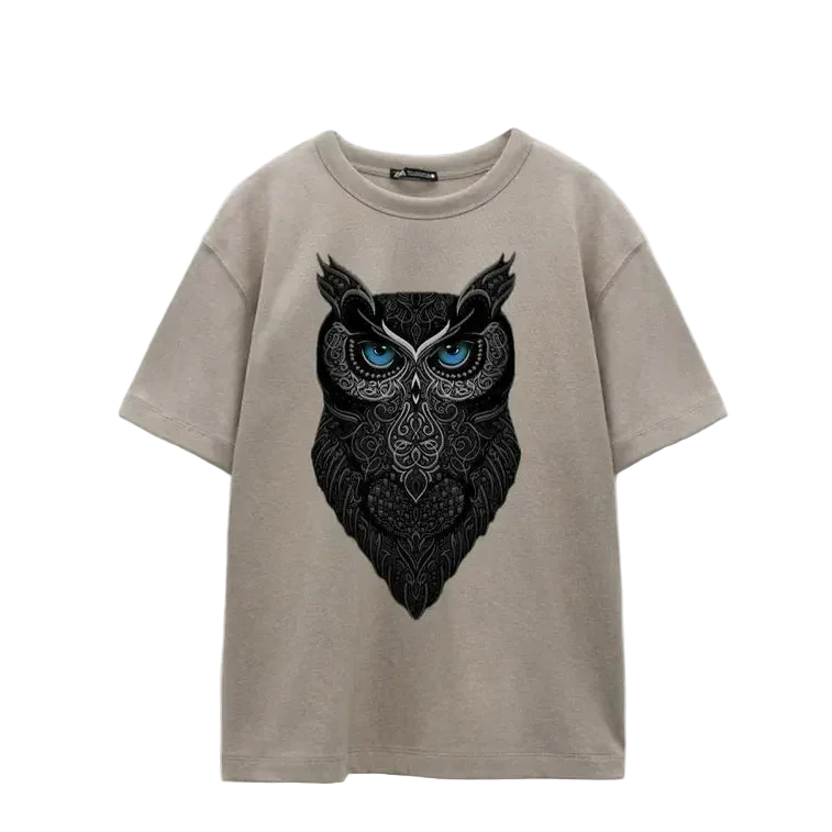 Mexici - Blue-eyed Owl Print 1