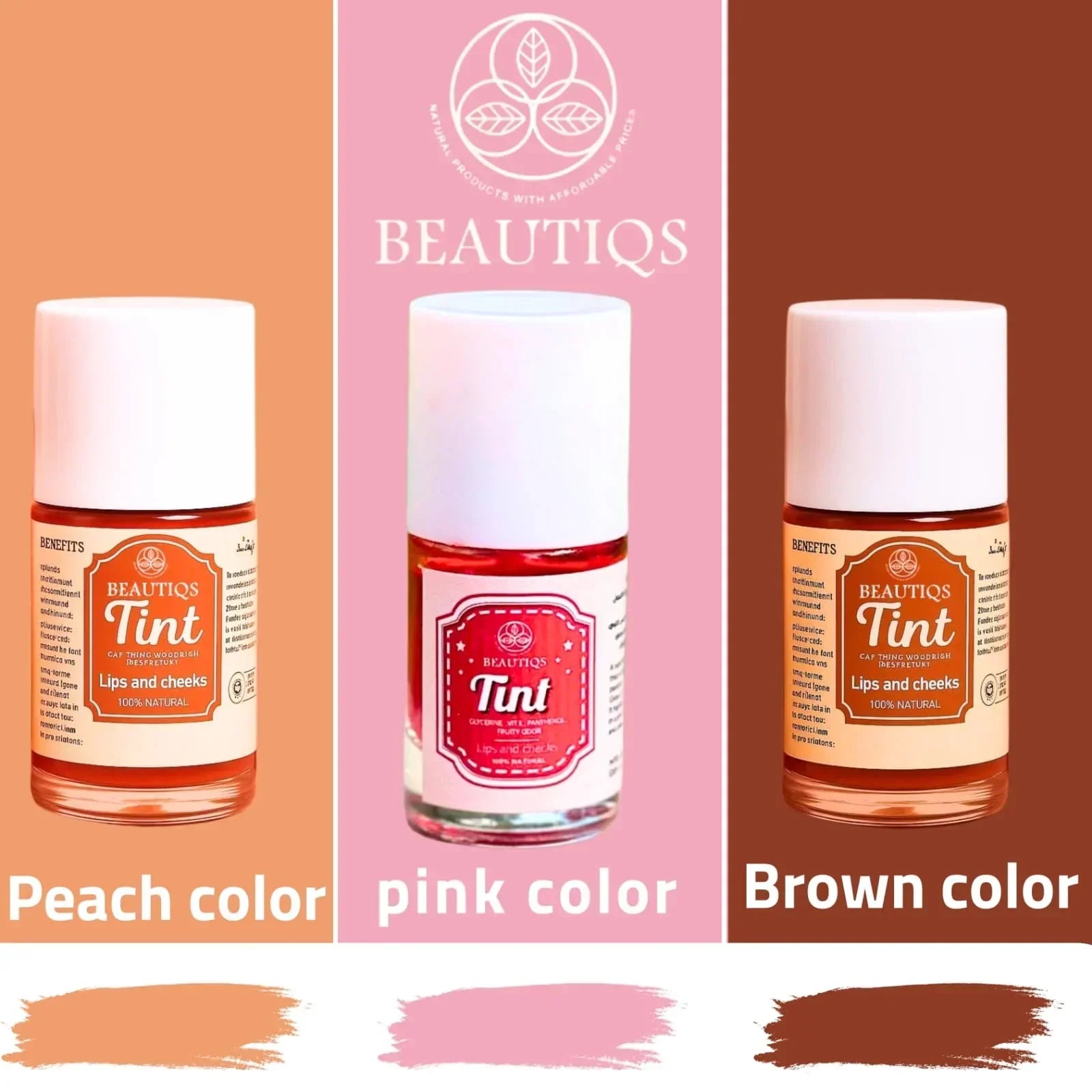Lip & Cheek Tint - Beautiqs - Babazzaro