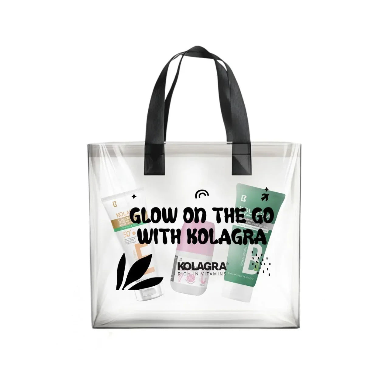 Biostream - Kolagra Daily Essential Bag Oily Cleanser, Roll-On, Sunscreen 1