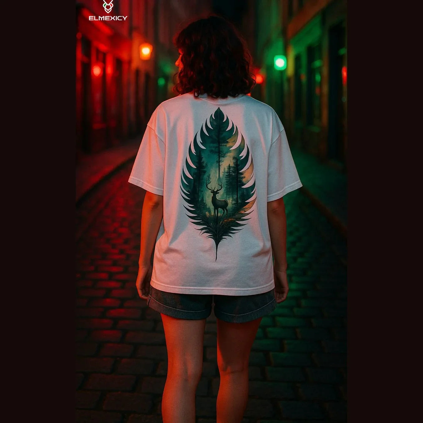 Mexici - Deer Feather Art Print 2