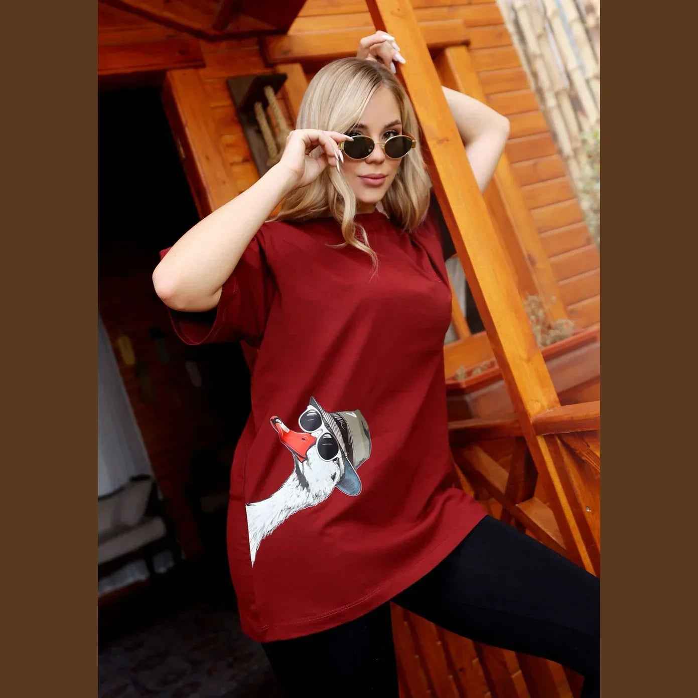 Maroon Duck T-shirt - Elite Era