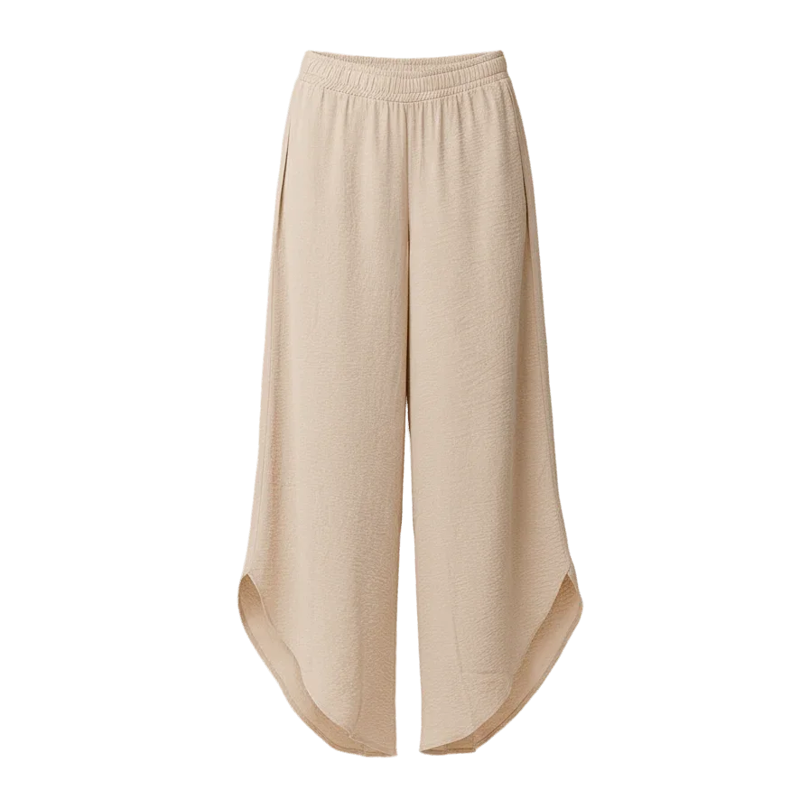 In your shoe - Beige Slit Pants 1