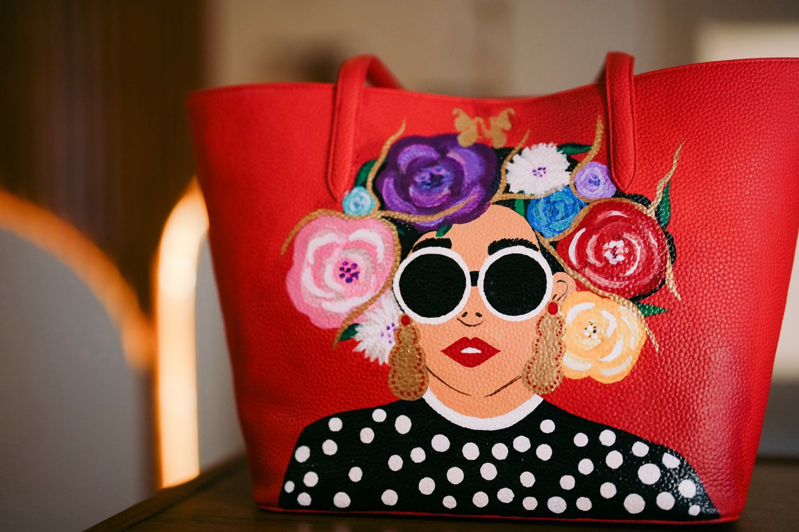 Nart - Golen Floral Red 8