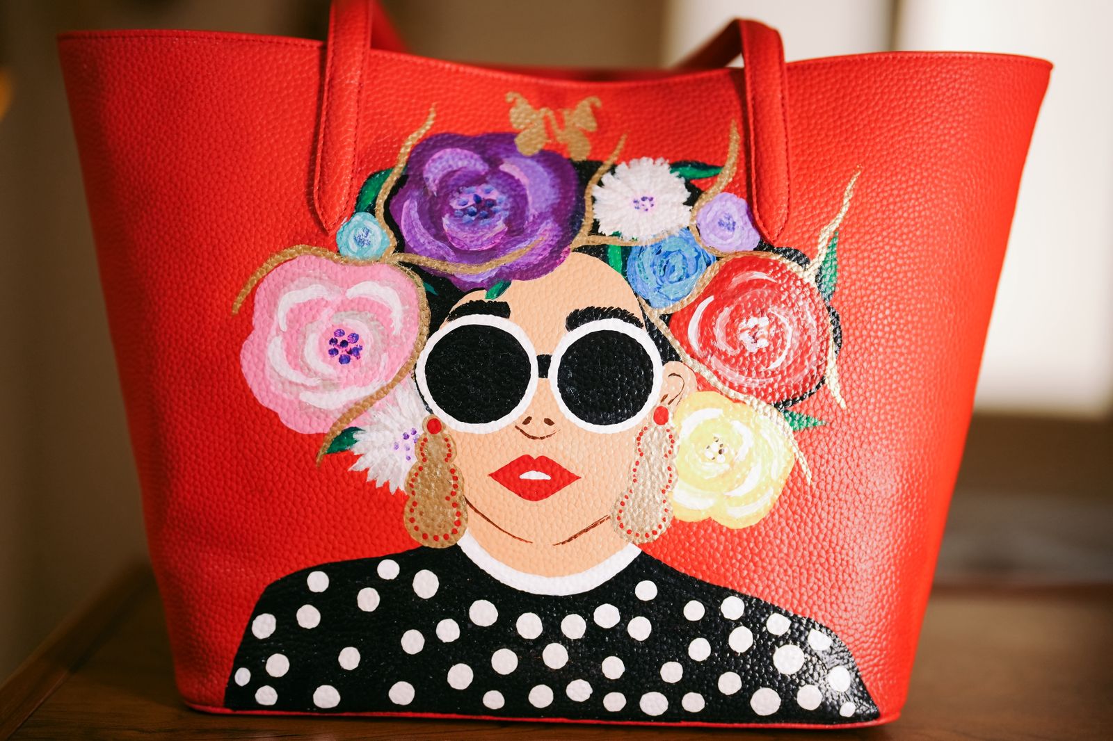 Nart - Golen Floral Red 4
