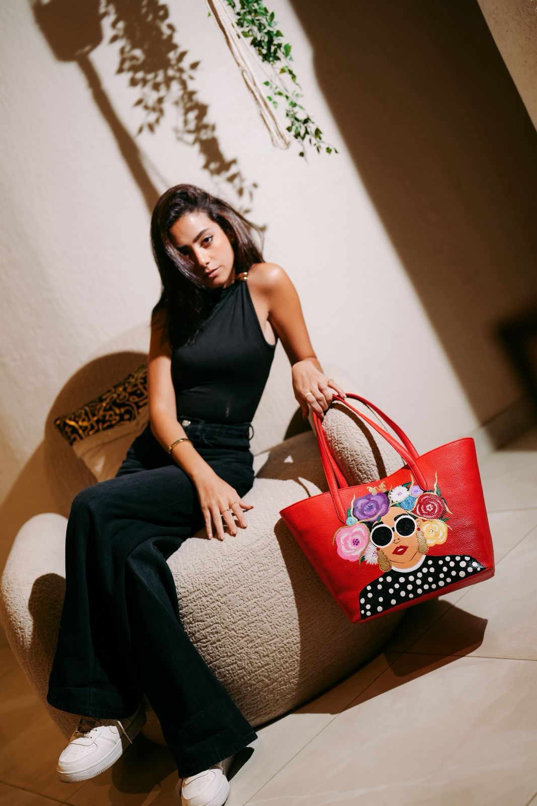 Nart - Golen Floral Red 5
