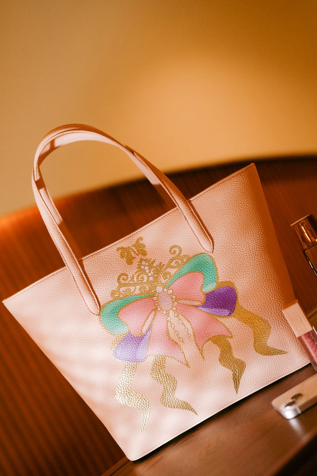 Nart - Golden Pink Bow 3