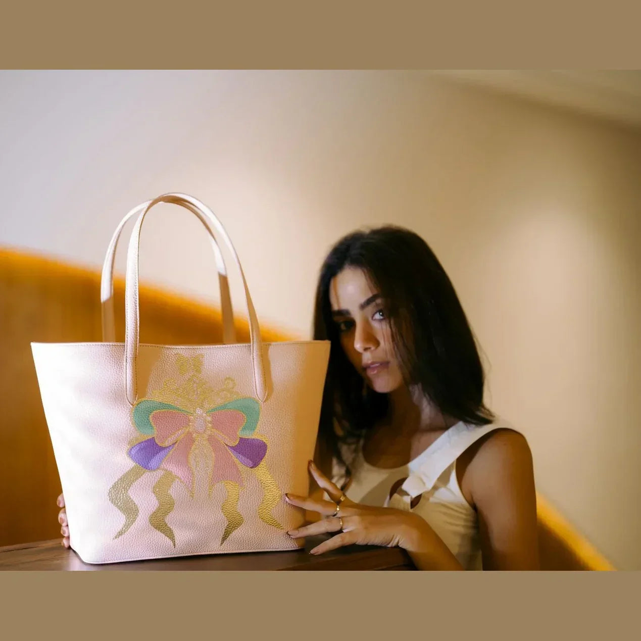 Golden Pink Bow - Nart - Babazzaro