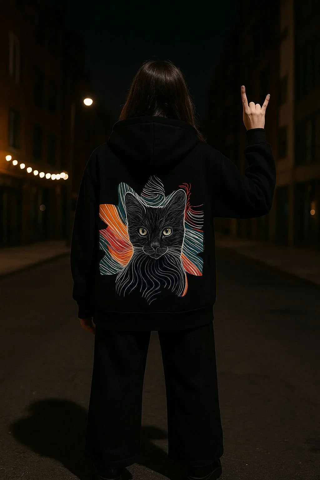 Mexici - Black cat with yellow eyes 2