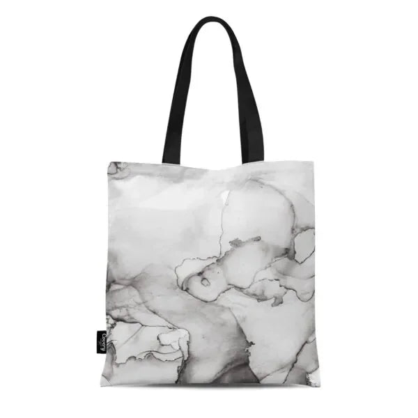 White Marble Totebag - Covery - Babazzaro