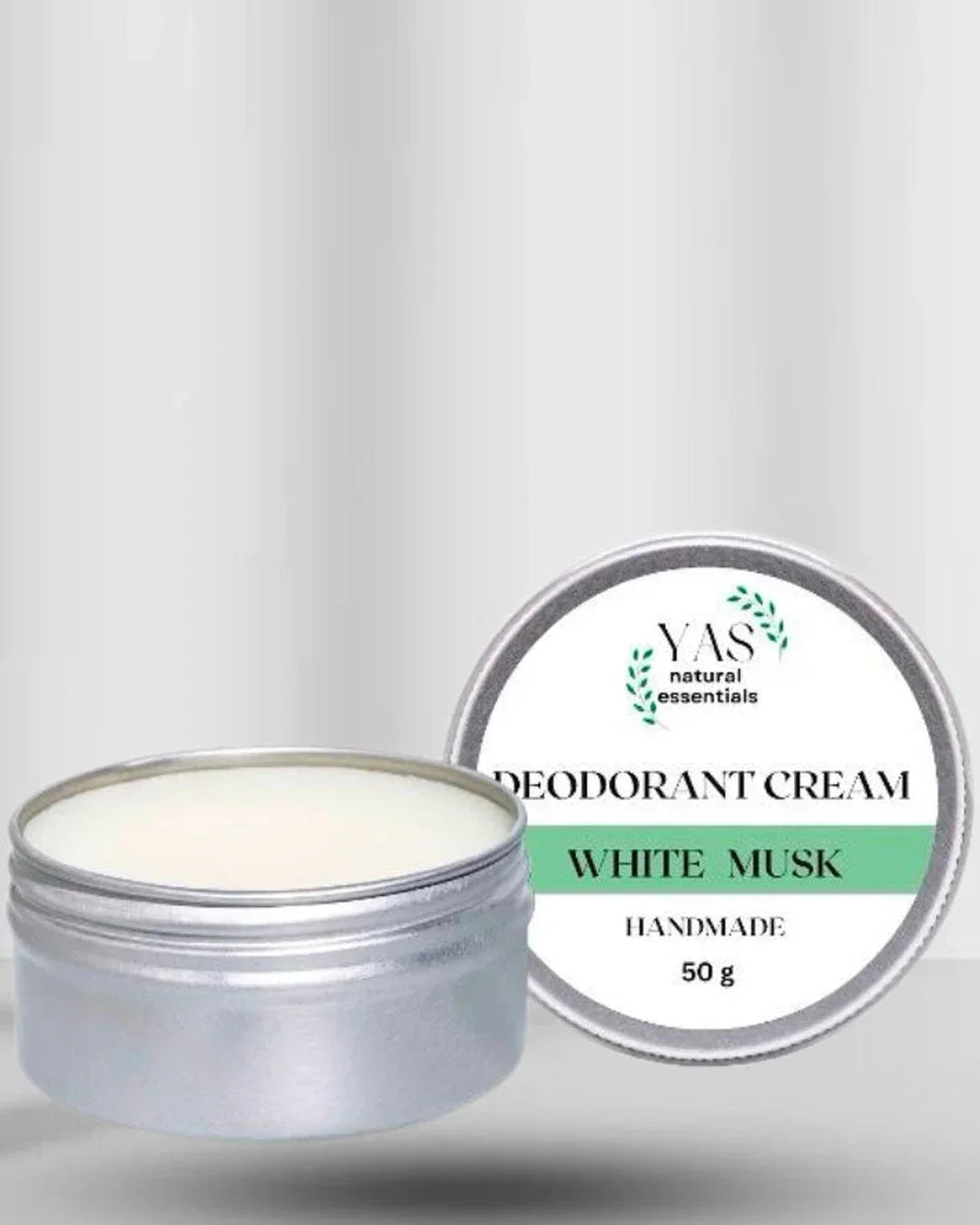 White Musk Natural deodorant - YAS Natural Essentials - Babazzaro