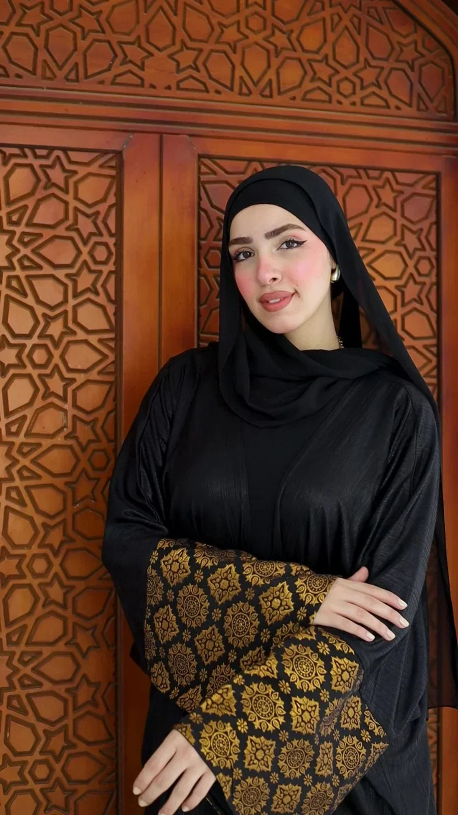 Mimme Boutiqe - Black Silk Kaftan 1