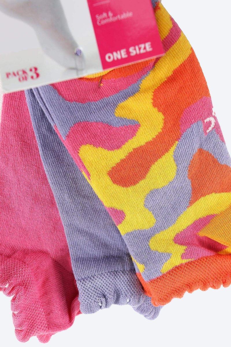 Free Ankle Length Socks - 3 Pairs - Carina 3