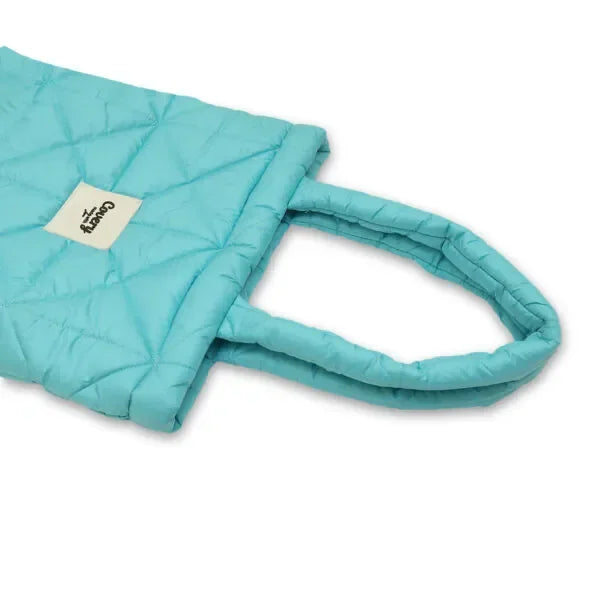 Baby Blue Puffy Tote Bag - Covery - Babazzaro