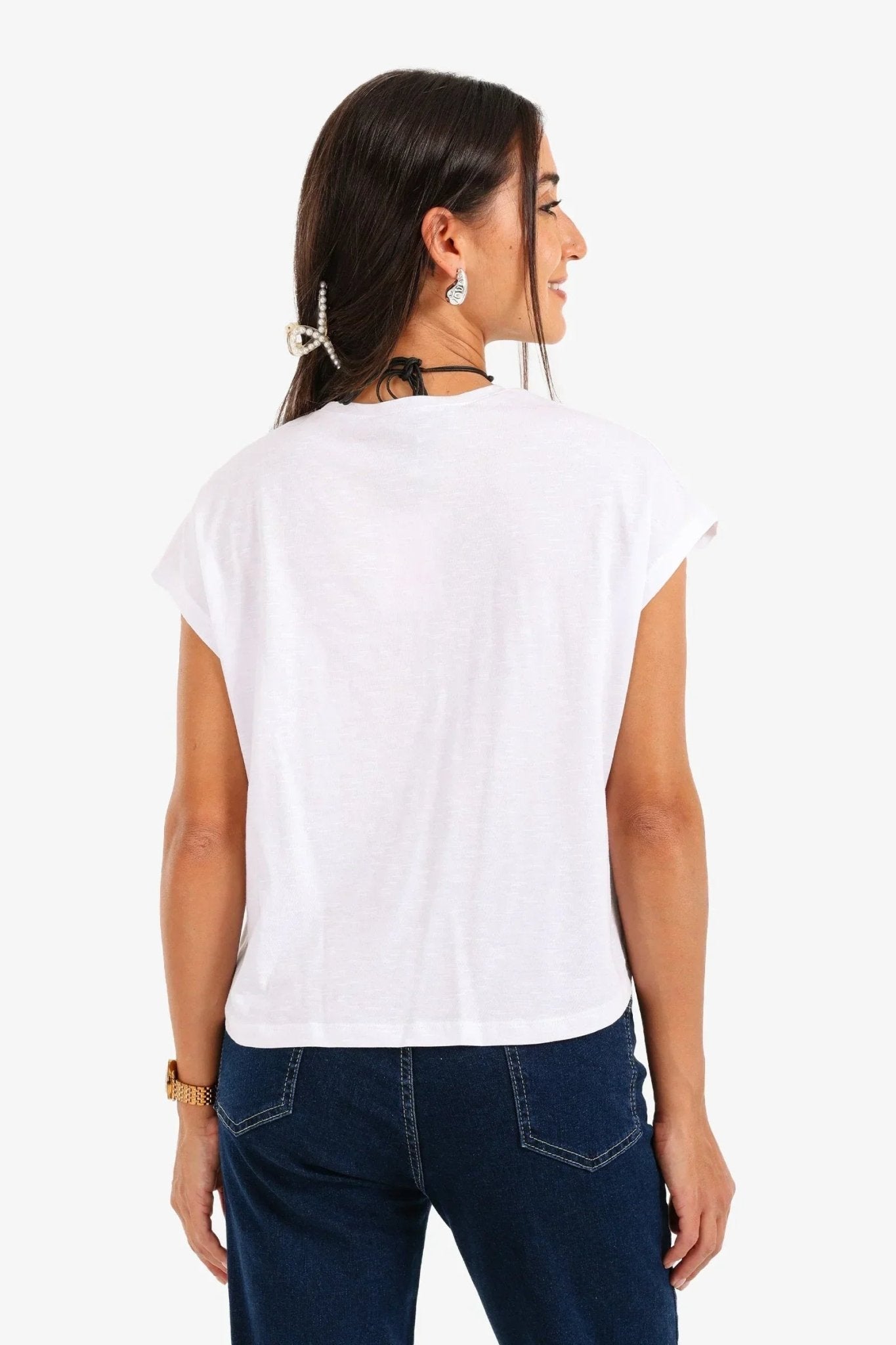 Basic Cotton T-Shirt - Carina - Babazzaro